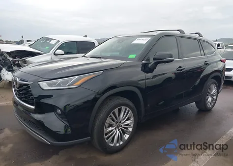 2023 Toyota Highlander Platinum from USA, damaged, VIN 5TDKDRAH1PS042982